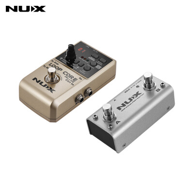 

NUX LOOP CORE DELUXE 24-bit Looper Pedal with Dual Footswitch Pedal 8 Hours Recording Time Built-in 40 Drum Rhythms Tap Tempo Cab