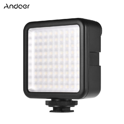 

Andoer W81 Mini Interlock Camera LED Light Panel 65W Dimmable 6000K Camcorder Video Lamp with Shoe Mount Adapter for DJI Ronin