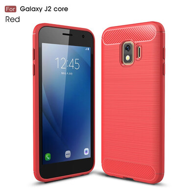 

BONGEM Samsung Galaxy J2 core Case with Flexible&Durable Shock Absorption with Carbon Fiber Design