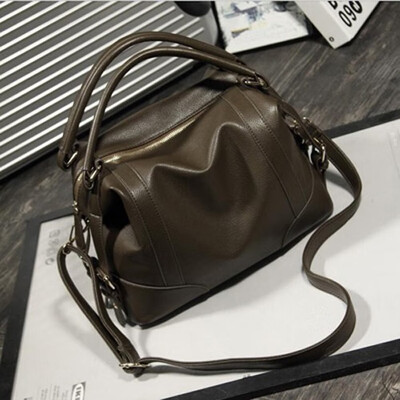 

High Capacity Soft Casual PU Leather Female Handbag Fashion Women Shoulder Bags Daily Women Tote All Match Messenger Bag PT0131