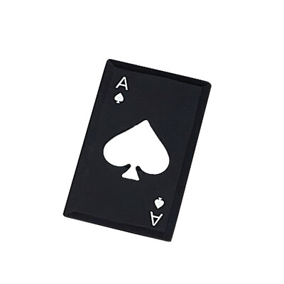 

Stainless Steel Credit Card Size Bottle Opener Poker Playing Card of Spades Soda Beer Bottle Cap Opener Bar Tools Kitchen Gadgets