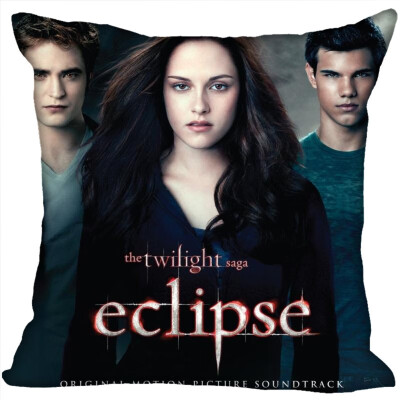 

Twilight Pillow Cover Bedroom Home Office Decorative Pillowcase Square Zipper Pillow Cases Satin Fabric No Fade 35x35CM