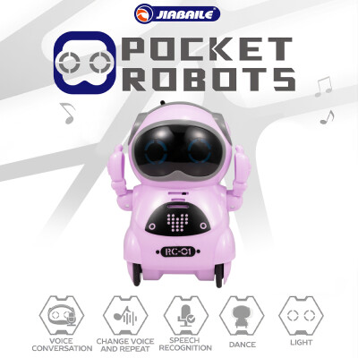 

939A Pocket Robot Talking Interactive Dialogue Voice Recognition Record Singing Dancing Telling Story Mini Robot Toy