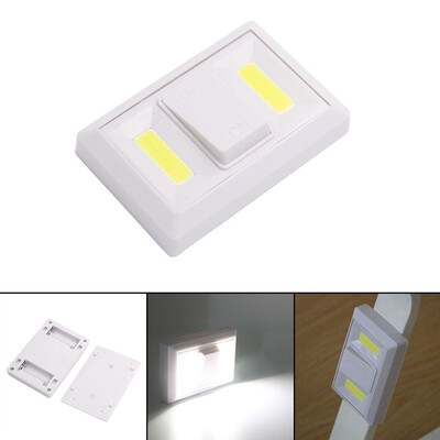 

JIAWEN New Switch Light Lamp Double Dual COB Switch Night Light Bedroom Bathroom Wardrobe Closet Home Light