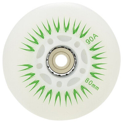 

90A hardness LED flash wheel Skate PU Flashing Wheel Inline Skating Brake Wheel 80mm Diameter LED lamp beads Skating Brake Wheels
