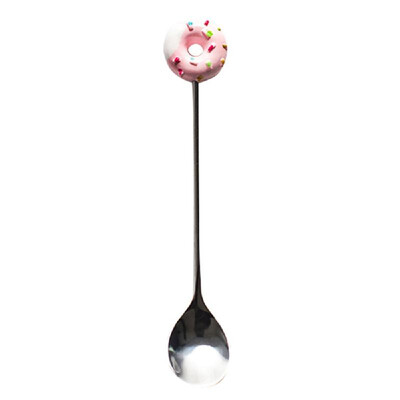 

Cute 304 Stainless Steel Spoon Fork Doughnut Cartoon Animal Head Coffee Ice Cream Dessert Tea Candy Kitchen Flatware Gift Tablewar