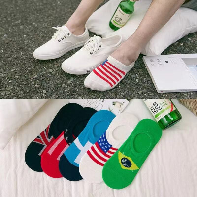 

Aa-shop Hot Unisex Low Cut Ankle Socks Casual Soft Cotton Sock Loafer Boat Non-Slip Invisible No Show Light&comfortable