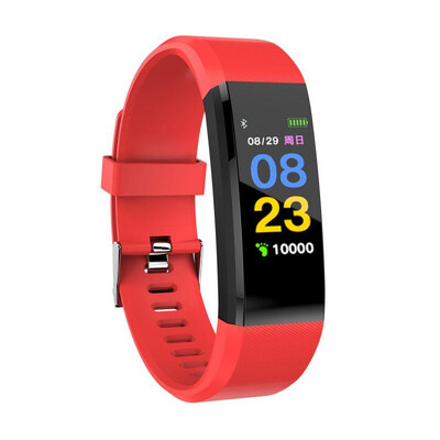 

Waterproof Smart Bracelet Watch 115 Plus Blood Pressure Monitoring Heart Rate Monitoring