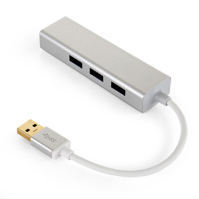 

3 Ports USB 30 Gigabit Ethernet Lan RJ45 Network Adapter Hub to 1000Mbps Mac PC