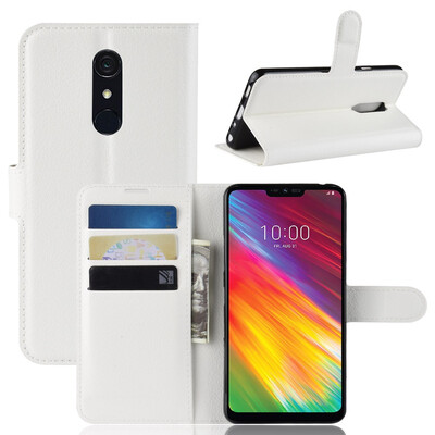 

Wallet PU Leather Flip Back Cover for LG G7 Fit Card Slots Stand Holder Phone Case for LG G7 Fit