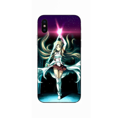 

Sword Art Online SAO Anime Manga Soft Silicone Painting Case For Apple iPhone 6 6s 7 8 Plus X XR XS Max Soft TPU Printed Cover