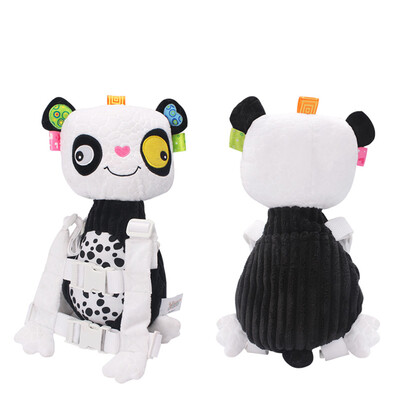 

Baby Safety Harness Walker Plush Cartoon Animal Anti-lost Strap Backpacks Shoulder Bag Blue Palm Civet