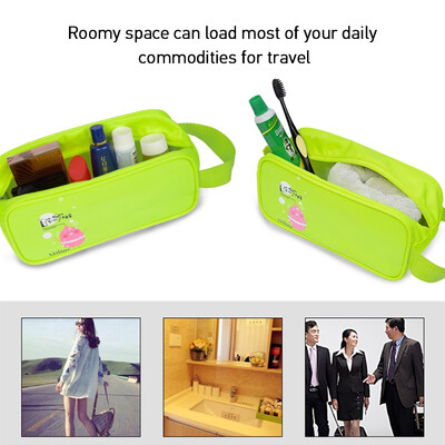 

Portable Toiletries Bag Commodities Packing Bag Cosmetic Organizer Case for Home Outing Traveling Camping Commuting Business Trip