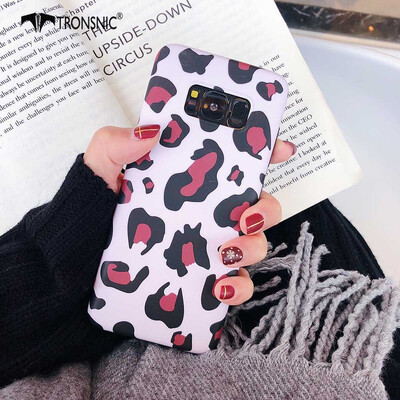 

Tronsnic Leopard Fashion Phone Case for Samsung Galaxy S7 edge Soft Case Luxury Covers Yellow Gold Pink