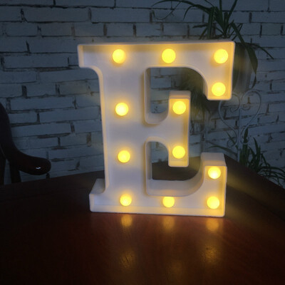 

NeillieN Twenty-six LED alphabetic lights decorative modelling lights plastic alphabetic digital night lightsDecorative lamp