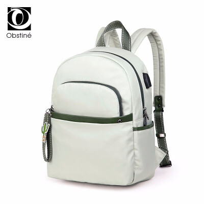 

Youth Backpacks for School Teenagers Girls Waterproof Oxford Backpack for Women USB Charger Schoolbag Woman Solid Design Bagpack