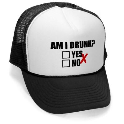 

AM I Drunk - YES No - Unisex Adult Trucker Cap Hat