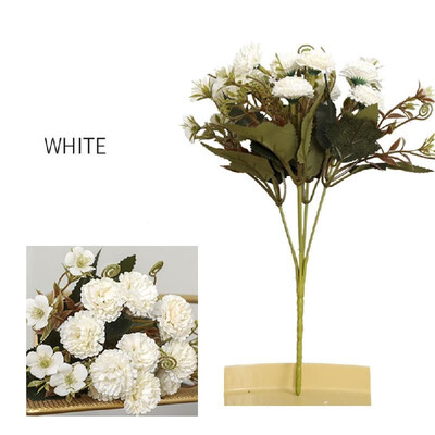 

Artificial Flower Desktop Potted Bunches Five Branches 11 Carnation Festive Bouquets Multiple Flowers Mothers Day Teachers Day c