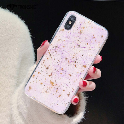 

Tronsnic Glitter Phone Case for iPhone  MAX Colorful Gold Foil Cases Pink Blue Green Purple Covers Luxury Hot