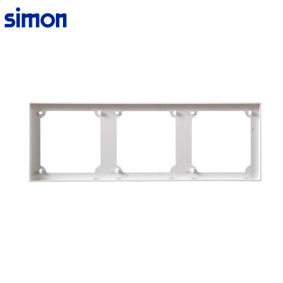 

SIMON Switch socket panel frame E6 series three-position frame 86 type panel ivory white 720630