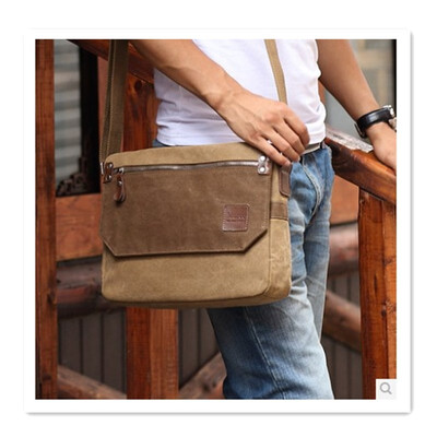 

Mens Multi-function Casual Messenger Bag Mens Bag for iPad Mobile Phone Canvas Sling Business Bag Mens Casual Bag