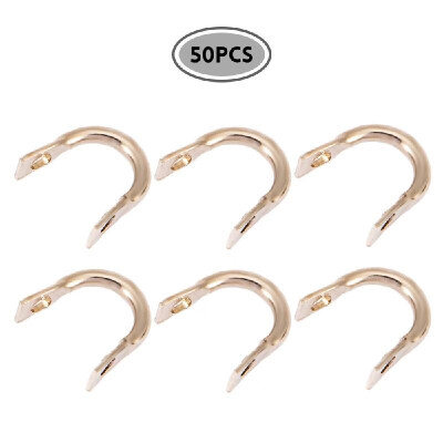 

50PCS Easy-Spin Clevises Spinner Stainless Steel DIY Spinner Fishing Lures Accessories
