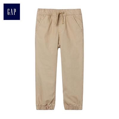 

GAP flagship store mens thick padded simple&comfortable elastic waist pants 398733 khaki 2YRS