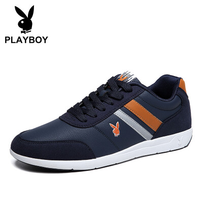 

Playboy PLAYBOY sports running casual shoes mens belt with non-slip wild DS65065 dark blue 41