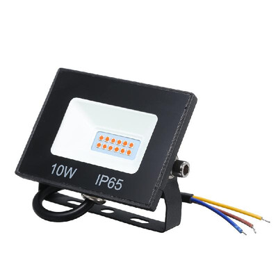 

AC176-264V 10W 12 LED Mini Flood Light Project Lamp IP65 Water Resistance Portable for Patio Yard Balcony Indoor Outdoor Use Blue