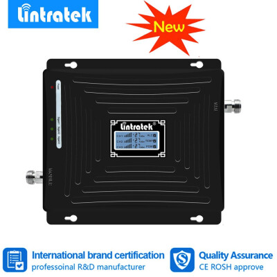 

Lintratek Repetidor 2G 3G 4G Tri Band Signal Booster CDMA850 DCS LTE 1800 WCDMA UMTS 2100MHz Cellphone Cellular Signal Repeater