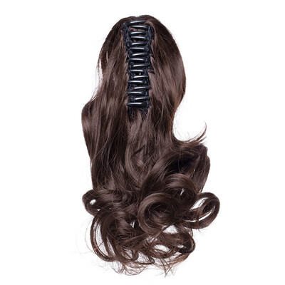 

Ponytail Extensions 12" One Piece Claw Jaw Pony Tail Clip in Hair Extensions Curly Long Straight Soft Silky