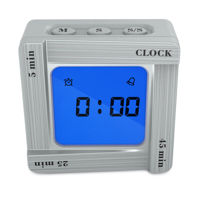 

Scientific Time Management Tomato Timing Reminder Flip Four Square Clock