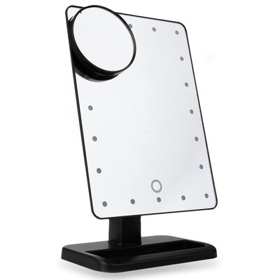 

Portable Folding Table 20 LEDs Lamp Luminous Cosmetic Mirror