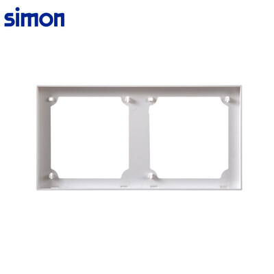

SIMON Switch socket panel frame E6 series two-position frame 86 type panel ivory white 720620