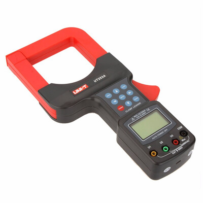 

UNI-T UT253A Professional 1200A Large Jaws Leakage Current Clamp Meters Auto Range Voltmeter Meter wRS232 Data Hold