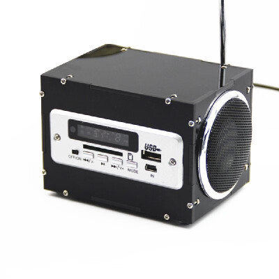 

Multifunctional Mini Electronic Transparent Stereo Speaker Box DIY Kit Sound Amplifier with Battery Charger