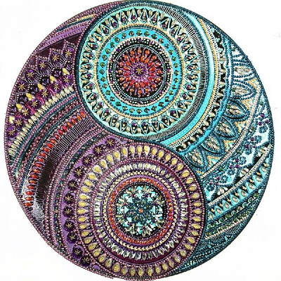 

5d Diamond Painting Embroidery Cross Stitch Mosaic DIY Kit Floral Mandala Religious Rhinestone Home Decor