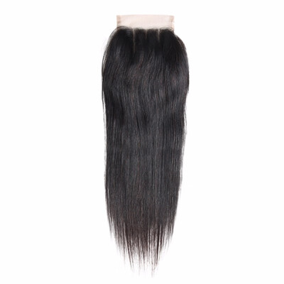 

NamiHair Wholesale Price 4x4 Lace Closure Brazilian Straight Remy Human Hair Free Middle Three Part Human Hair Closure