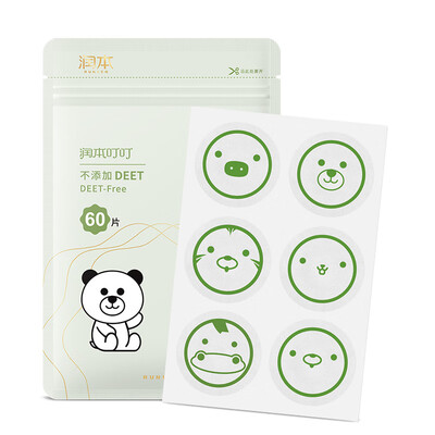 

Runben RUNBEN Mosquito Sticker Plant Essential Oil Sticker 60 Pieces Mosquito Repellent Mosquito Repellent Sticker