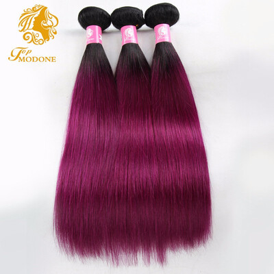 

T1BPurpleStraight shade purple hair shade human hair wig long Straight hair