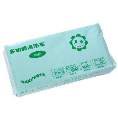 

Disposable non-woven cloth Clean cloth Multi purpose extractive washing bowl 80 cleaning cloth