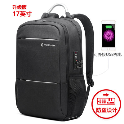 

SVVISSGEM Backpack Scratch-resistant Wearable Fashion Backpack Casual Bag School Bag SA-9909 Cang Ge Green