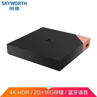 

Skyworth Small Box Pro Smart Network TV Set Top Box 4K HD 2G Memory 16G Flash Wireless Wifi Bluetooth Voice