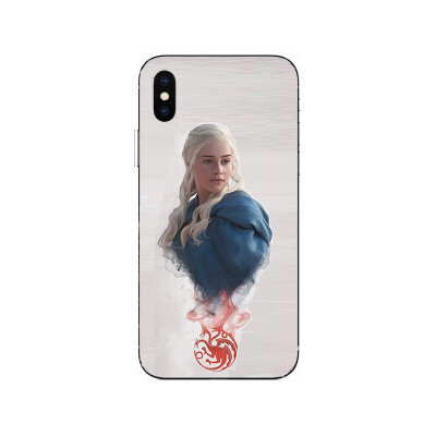 

GOT Game Of Throne House Stark Soft Silicone Painting Case For Apple iPhone 6 6s 7 8 Plus X XR XS Max Soft TPU Printed Cover