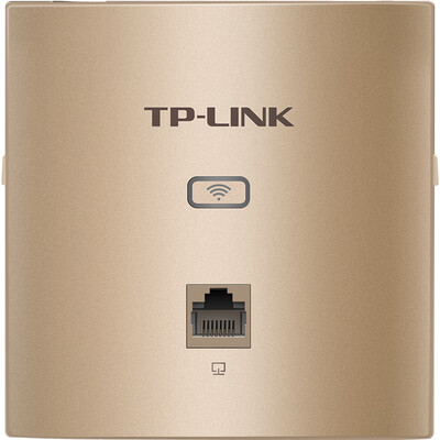 

TP-LINK TL-AP1202GI-PoE thin champagne gold party AC1200 dual-band wireless 86-type panel AP enterprise hotel villa wifi access PoE power supply