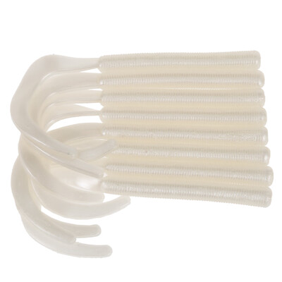 

A FISH LURE Knife Tail Soft Worm Fishing Lures Simulation Baits 8pcs