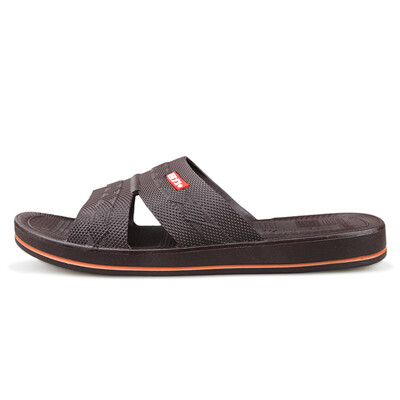 

Pull back Warrior mens home leisure bathroom outdoor beach sandals&slippers 3522 brown 43