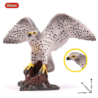 

Oenux Original Paradise Birds Flamingos Ara Seagull Pelican Snowy Owl Figurines High Quality PVC Animal Action Figure Child Toy