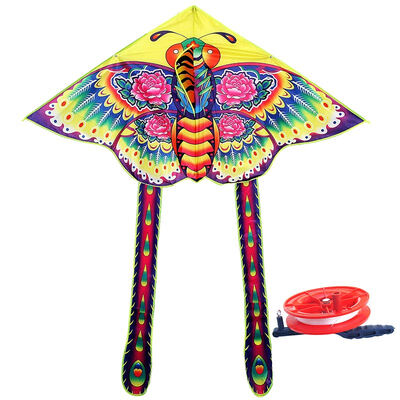 

The cave man kite line 100 meters large Weifang card ventilation kite outdoor adult children parent-child toy 16 m Sha Yan CM6607 with kite reel