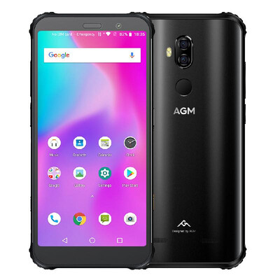 

Russia VersionAGM X3 Rugged Mobile Phone 8GB256GB IP68 Waterproof 599Inch FHD 189 Display Snapdragon 845 8-core Android 81